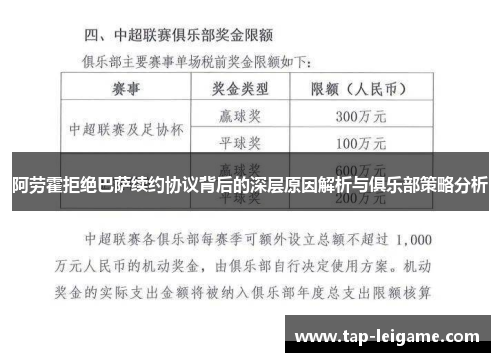 阿劳霍拒绝巴萨续约协议背后的深层原因解析与俱乐部策略分析 阿劳霍拒绝巴萨续约协议背后的深层原因解析与俱乐部策略分析